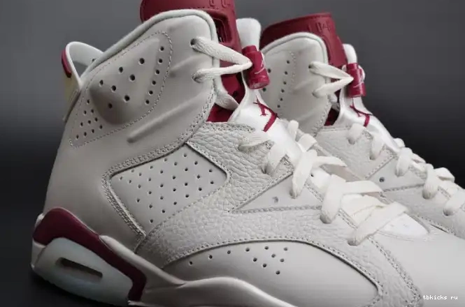 Cheap TB Jordan Maroon Retro 6 384664-116 Air white 0413